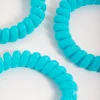 Blue Plastic Large Hair Spiral Pack