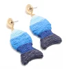 2683-blue-raffia-fish-stud-drop-earrings-2.webp Blue Raffia Fish Stud Drop Earrings