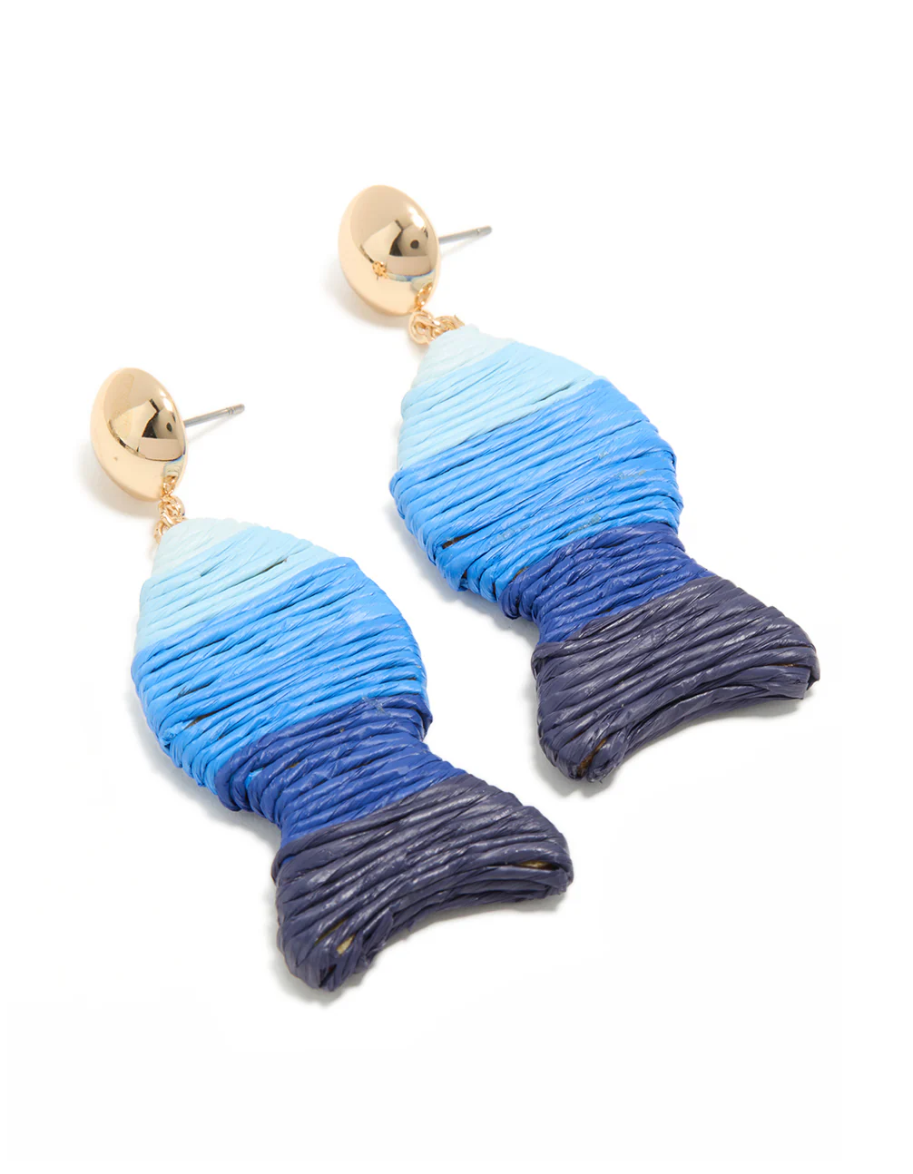 2683-blue-raffia-fish-stud-drop-earrings-2.webp Blue Raffia Fish Stud Drop Earrings