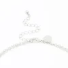2684-blue-rectangle-diamante-stone-silver-layered-necklace-3.webp Blue Rectangle Diamante Stone Silver Layered Necklace