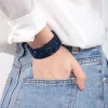 Blue Stone Embellished Stretch Bangle