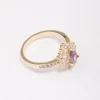 Gold Plated Regal Pear Ring