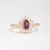 Gold Plated Regal Pear Ring