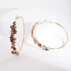 271-gold-neutral-stone-cluster-hoop-earrings-1.webp Gold Neutral Stone Cluster Hoop Earrings