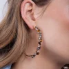 271-gold-neutral-stone-cluster-hoop-earrings-3.webp Gold Neutral Stone Cluster Hoop Earrings