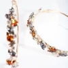271-gold-neutral-stone-cluster-hoop-earrings-5.webp Gold Neutral Stone Cluster Hoop Earrings