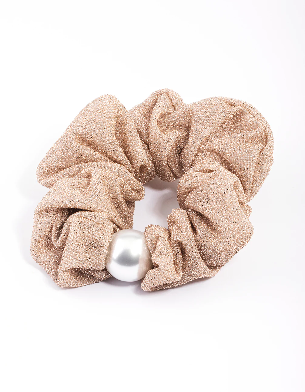 Blush Fabric Scrunchie