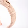 Blush Fabric Woven Knot Headband