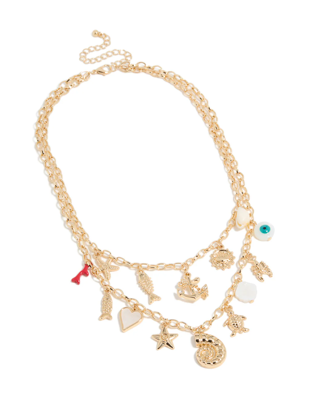 272-gold-ocean-charm-layered-necklace-2.webp Gold Ocean Charm Layered Necklace