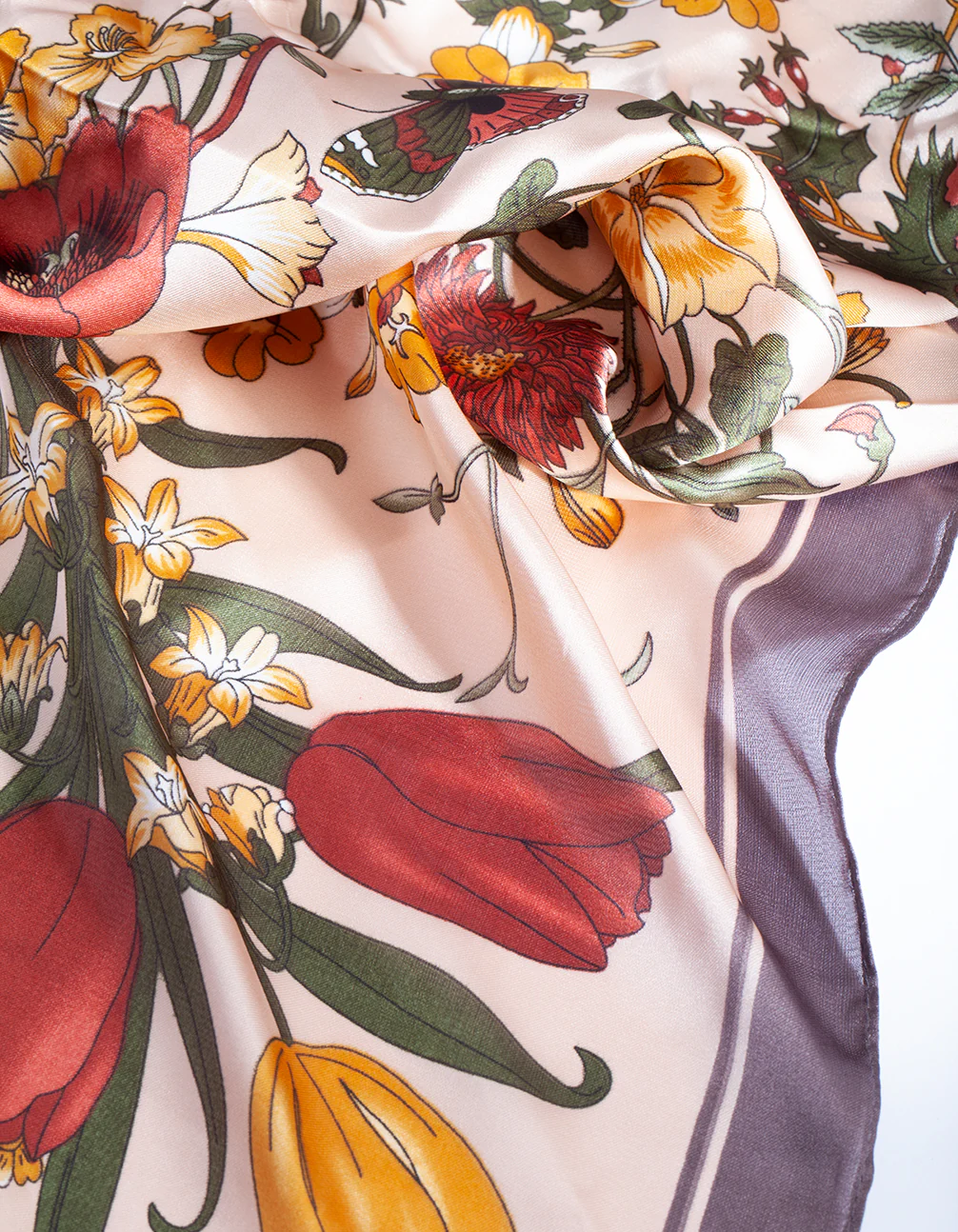 2723-blush-floral-neutral-bandana-hair-scarf-3.webp Blush Floral Neutral Bandana Hair Scarf