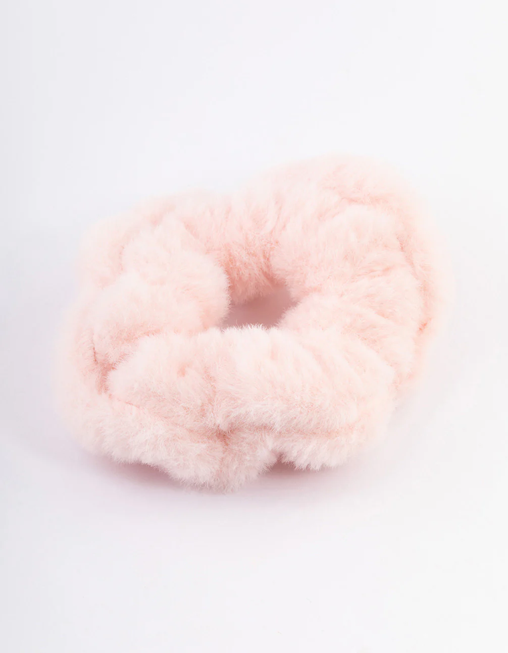 2725-blush-fluffy-hair-scrunchie-1.webp Blush Fluffy Hair Scrunchie