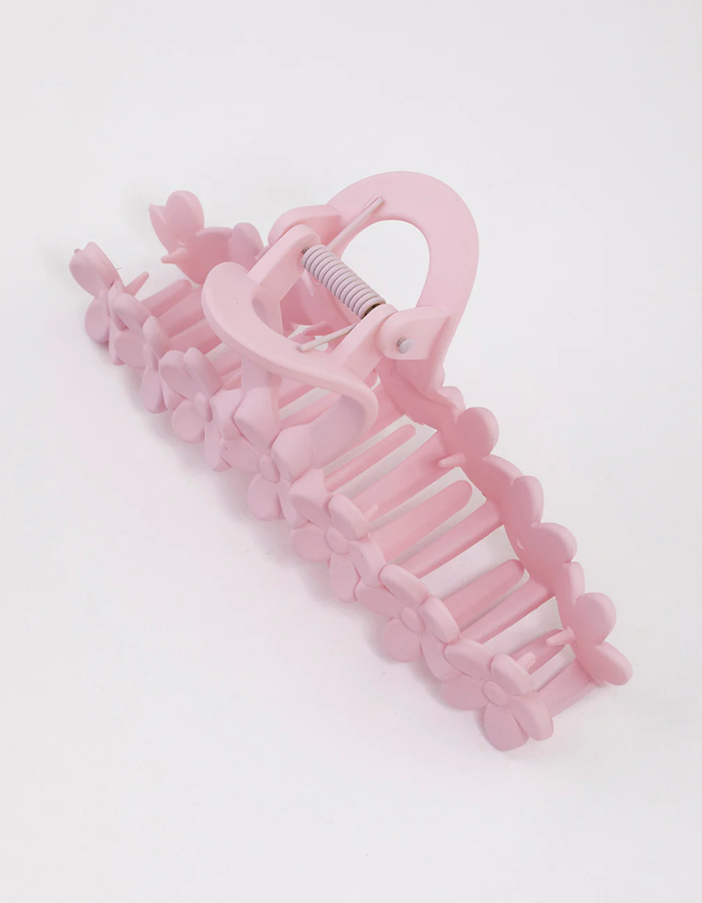 Blush Multi Flower Claw Clip