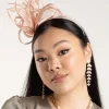 2738-blush-petal-looped-mesh-sinamay-fascinator-2.webp Blush Petal Looped Mesh Sinamay Fascinator