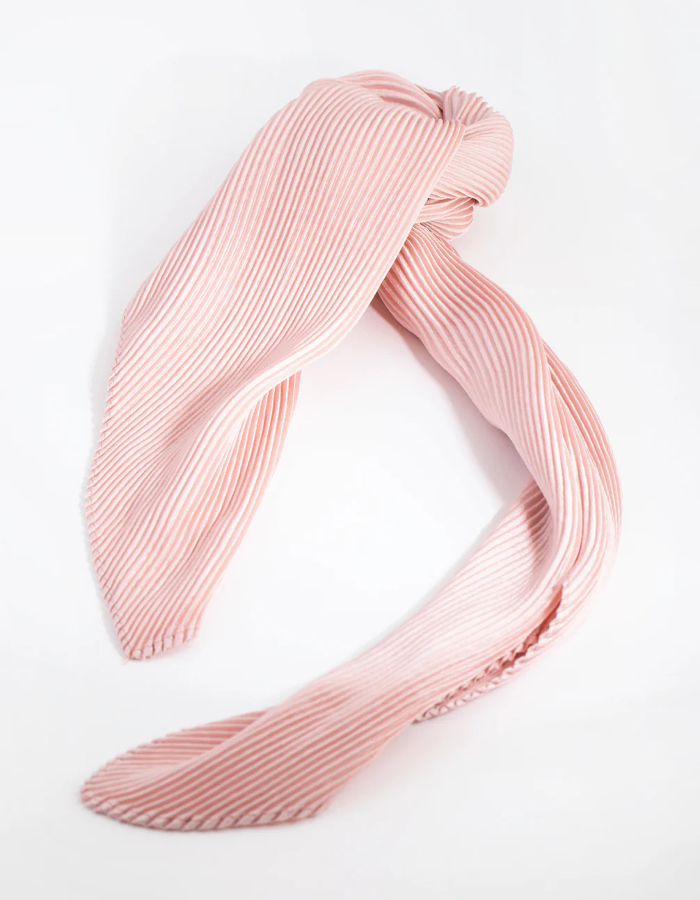 2739-blush-pleated-bandana-hair-scarf-1.webp Blush Pleated Bandana Hair Scarf