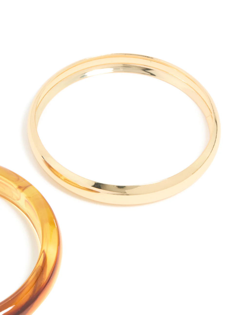 2756-brown-acrylic-gold-bangles-2-pack-3.webp Brown Acrylic & Gold Bangles 2-Pack
