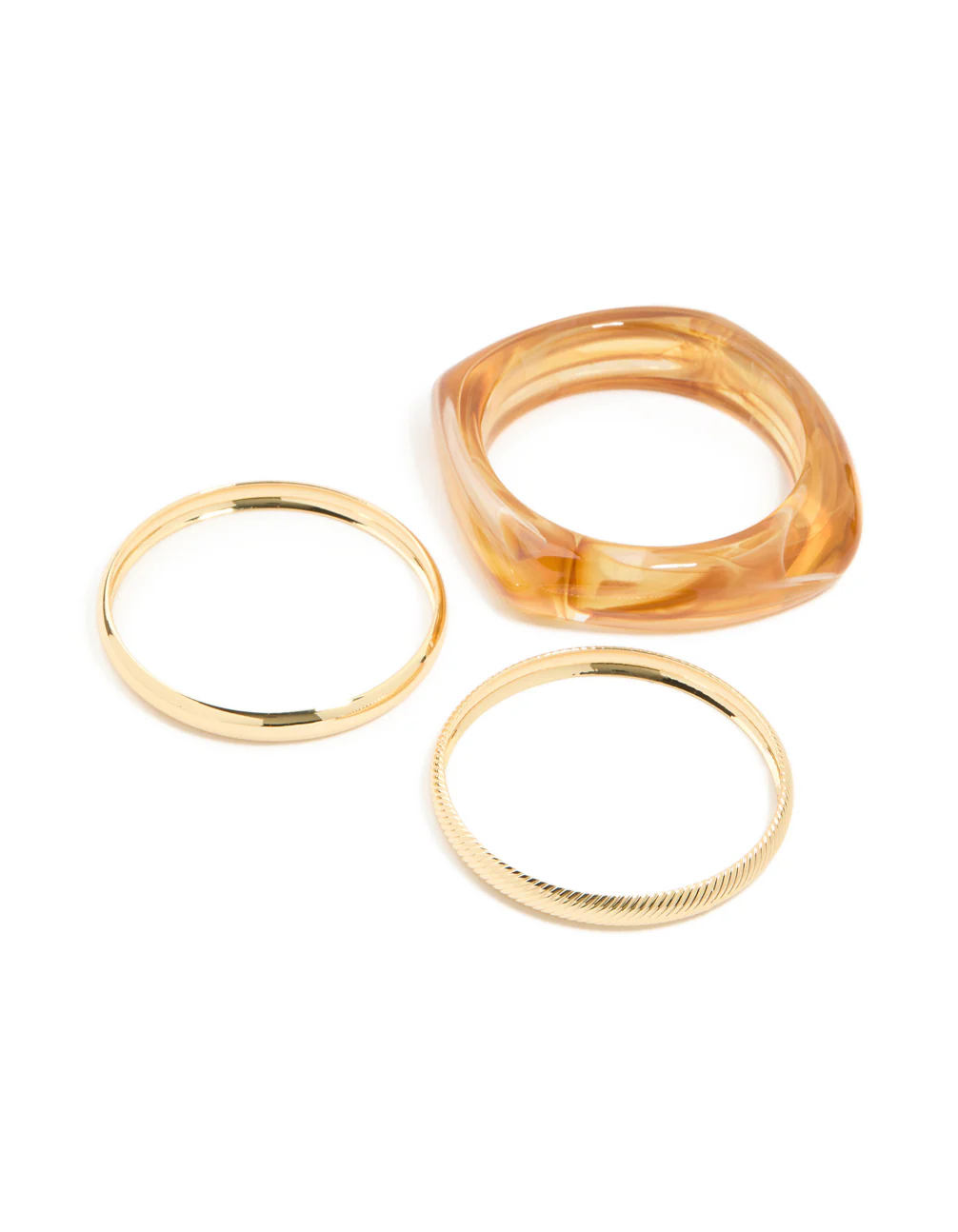 2757-brown-acrylic-gold-bangles-3-pack-1.webp Brown Acrylic & Gold Bangles 3-Pack