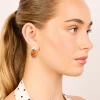 2761-brown-acrylic-chunky-curved-stud-earrings-3.webp Brown Acrylic Chunky Curved Stud Earrings