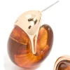 2761-brown-acrylic-chunky-curved-stud-earrings-4.webp Brown Acrylic Chunky Curved Stud Earrings