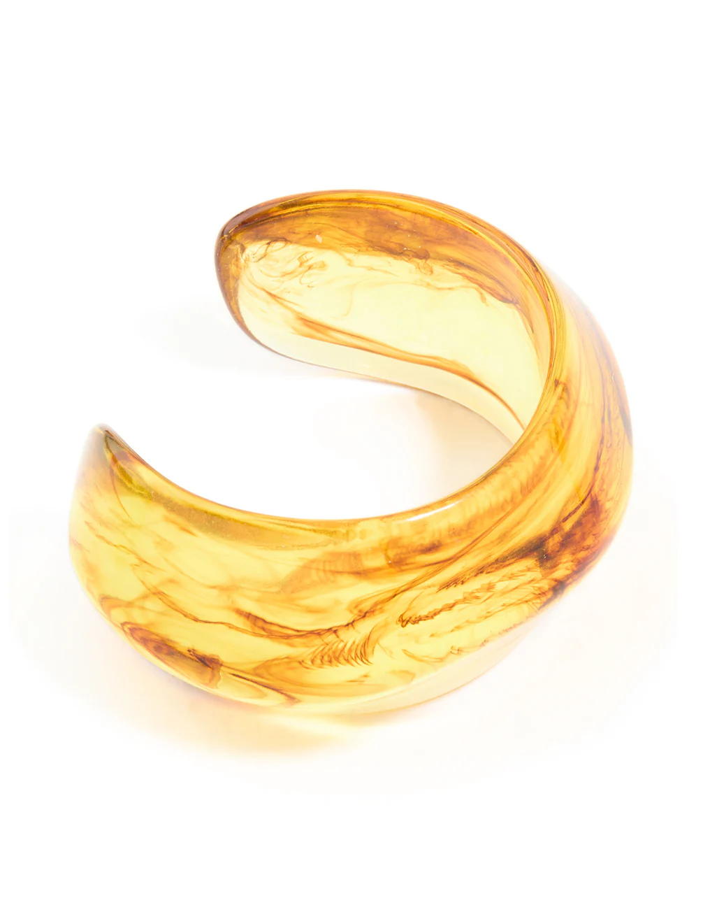 2764-brown-acrylic-marbled-orb-bangle-1.webp Brown Acrylic Marbled Orb Bangle