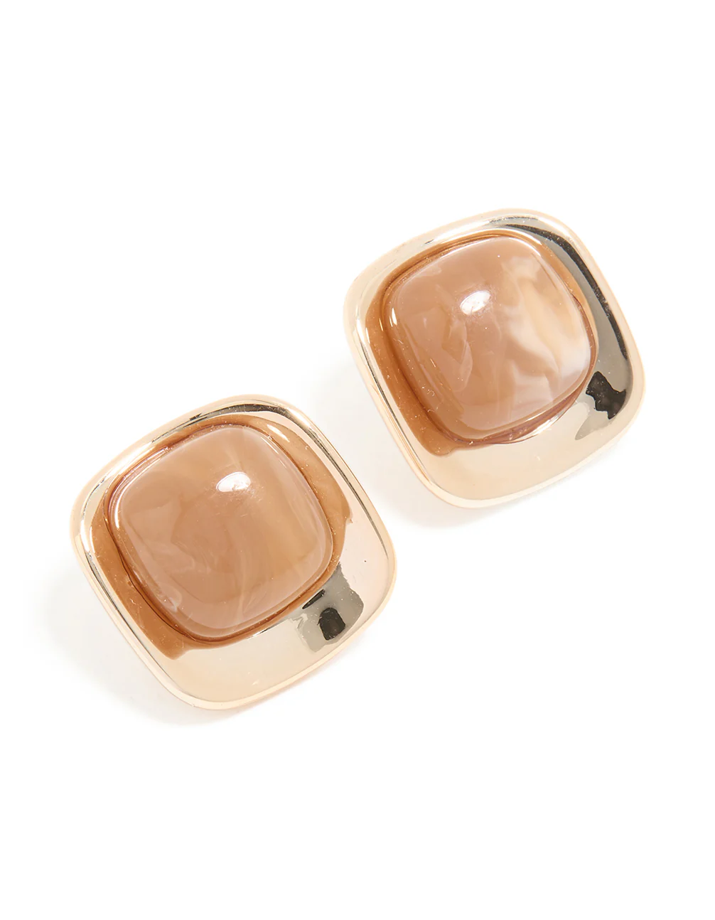 2766-brown-acrylic-square-stud-earrings-1.webp Brown Acrylic Square Stud Earrings