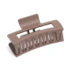 Brown Coated Large Claw Clip