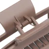 Brown Coated Large Claw Clip