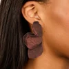 2770-brown-coated-metal-flower-petal-drop-earrings-6.webp Brown Coated Metal Flower Petal Drop Earrings
