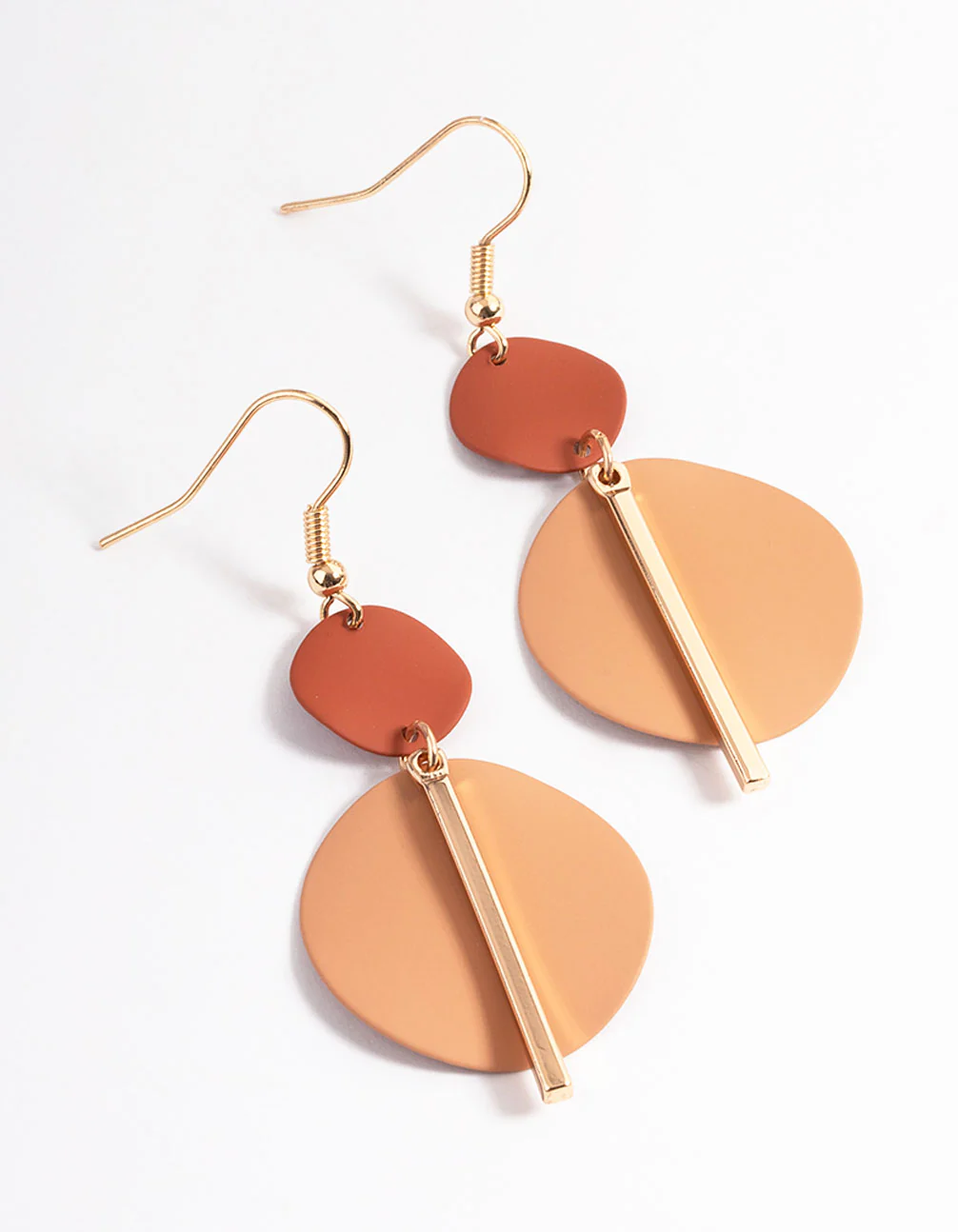 2772-brown-disc-stick-drop-earrings-1.webp Brown Disc & Stick Drop Earrings