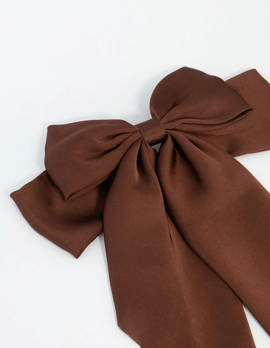 2778-brown-fabric-drop-bow-clip-2.webp Brown Fabric Drop Bow Clip