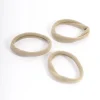 Brown Fabric Hair Tie Pack