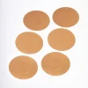 Brown Fabric Round Nipple Covers Pack