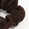 2783-brown-fabric-seersucker-scrunchie-2.webp Brown Fabric Seersucker Scrunchie