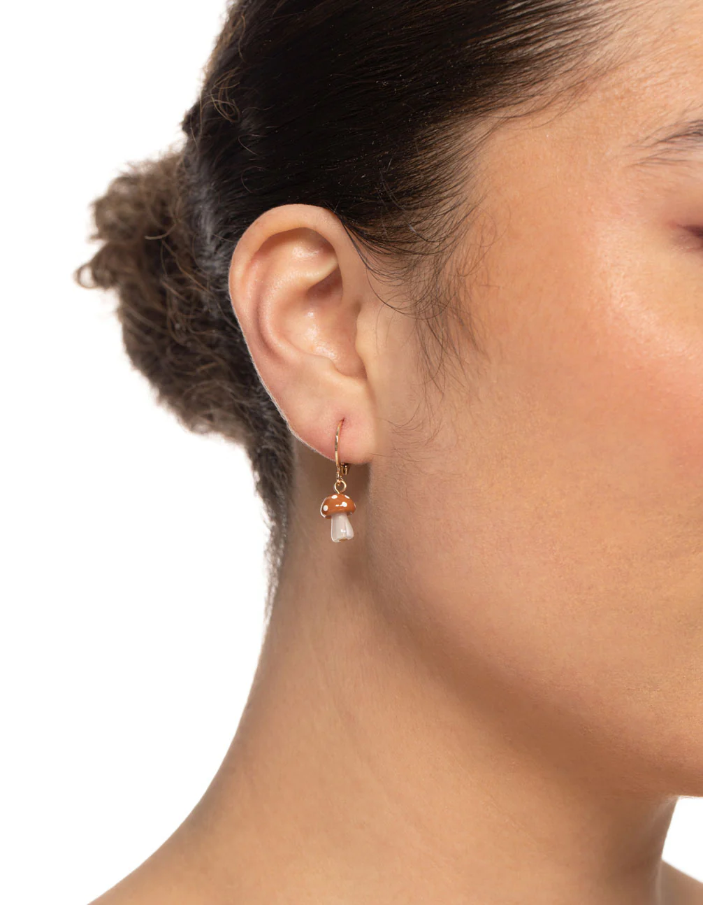 2793-brown-mini-mushroom-huggie-earrings-2.webp Brown Mini Mushroom Huggie Earrings