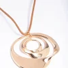 Brown Pendant Necklace