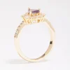 Gold Plated Regal Pear Ring