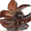 Brown Solid Claw Clip