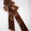 2806-brown-velvet-scarf-scrunchie-1.webp Brown Velvet Scarf Scrunchie