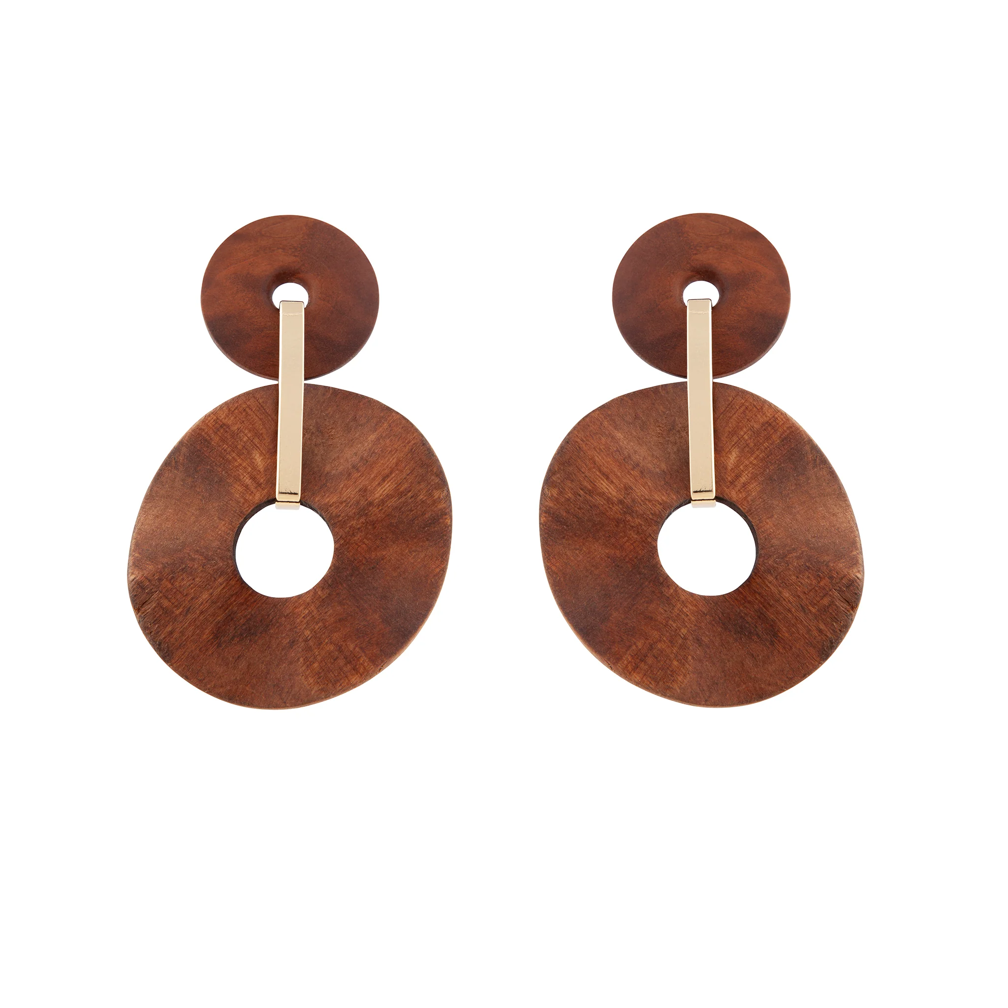 2807-brown-wooden-wavy-disc-earrings-1.webp Brown Wooden Wavy Disc Earrings