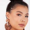 2807-brown-wooden-wavy-disc-earrings-2.webp Brown Wooden Wavy Disc Earrings