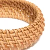 Brown Woven Bangle