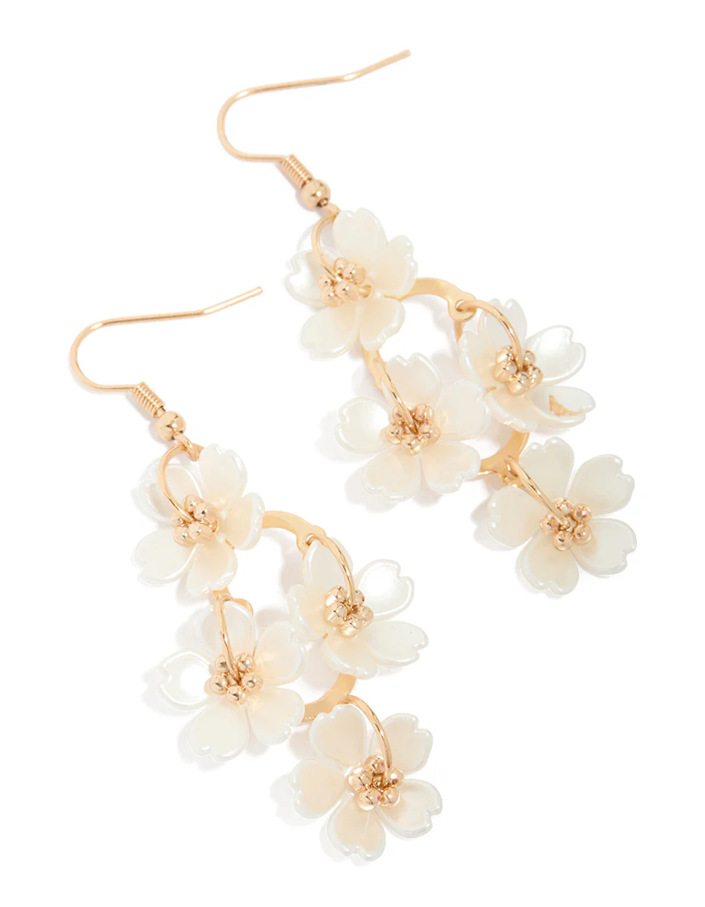 281-gold-pearl-flower-vine-drop-earrings-2.webp Gold Pearl Flower Vine Drop Earrings