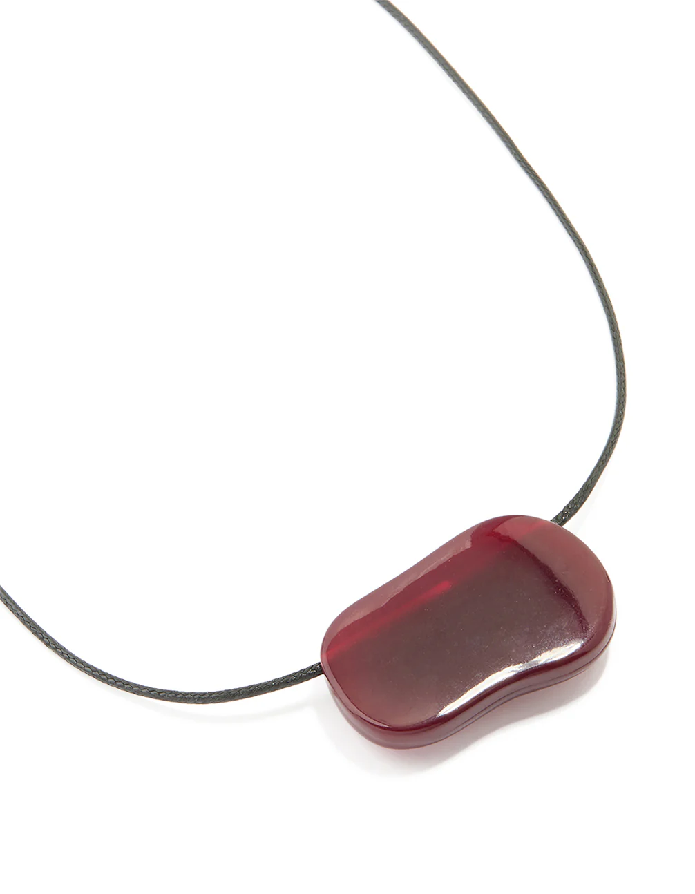 2816-burgundy-acrylic-large-pebble-cord-pendant-necklace-1.webp Burgundy Acrylic Large Pebble Cord Pendant Necklace