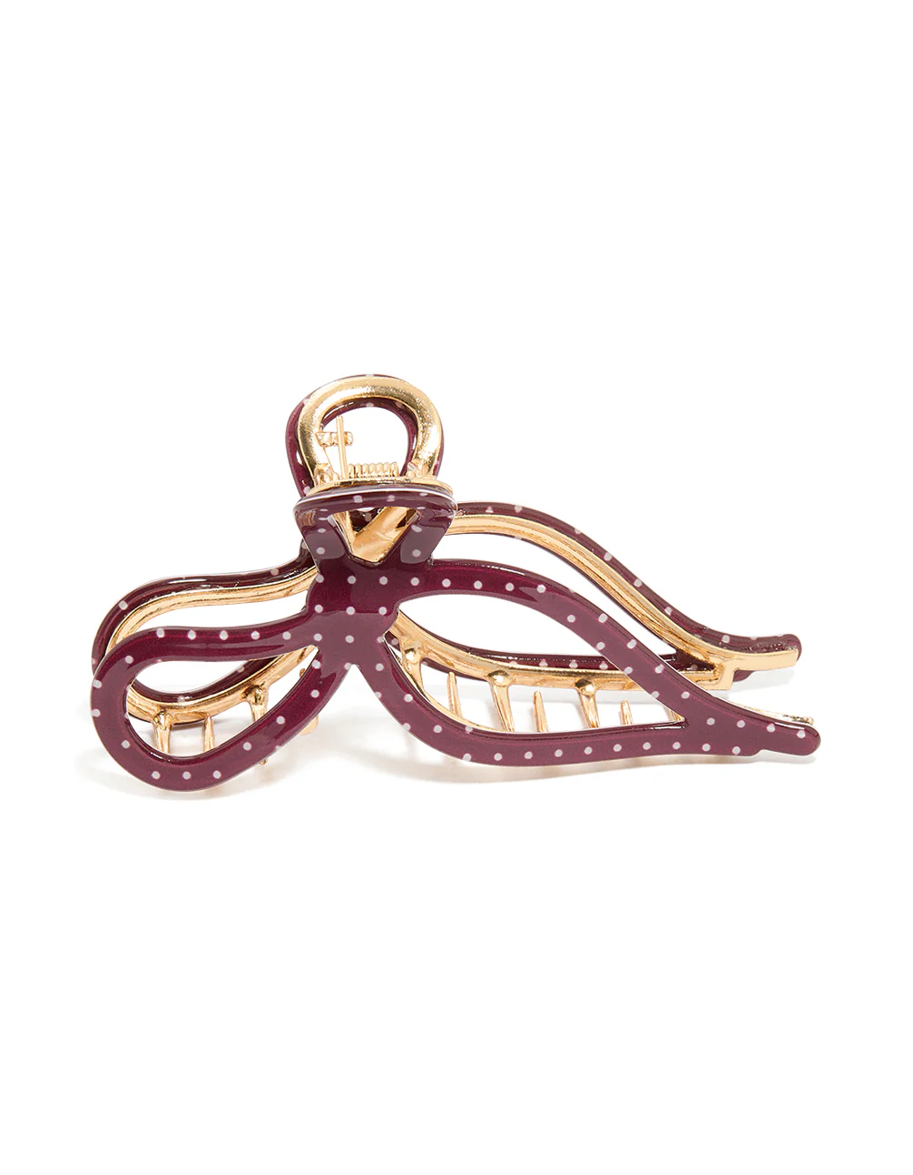 2819-burgundy-dotted-acrylic-bow-hair-claw-clip-2.webp Burgundy Dotted Acrylic Bow Hair Claw Clip