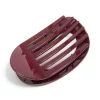 Burgundy Oval Hair Claw Clip