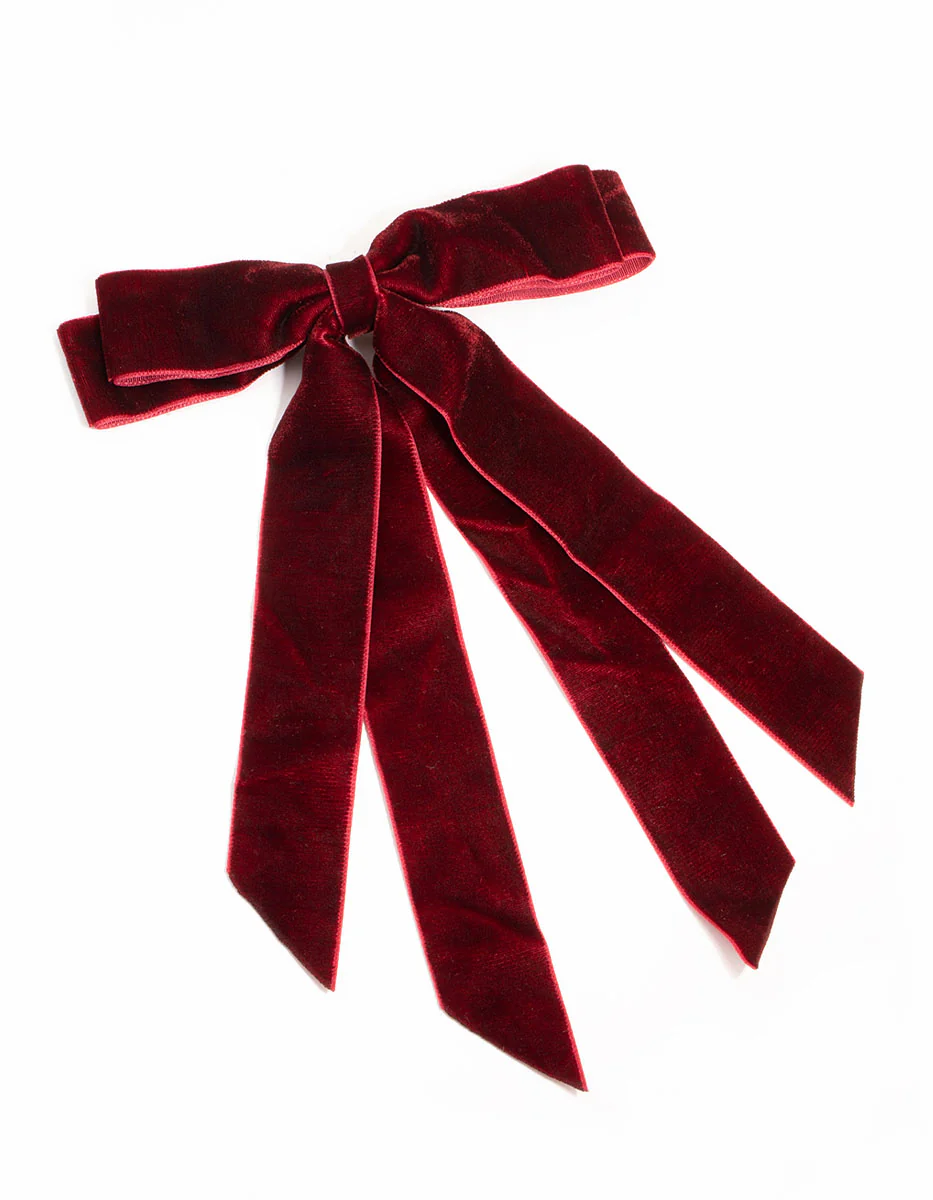 2825-burgundy-velvet-fabric-double-bow-hair-clip-1.webp Burgundy Velvet Fabric Double Bow Hair Clip