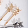 Butterfly Mixed Metal Hair Pin 4-Pack