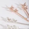 Butterfly Mixed Metal Hair Pin 4-Pack