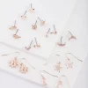 Celestial Rose Gold Earring 9-Pack