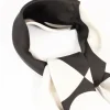 2853-classic-black-geometric-fabric-scarf-2.webp Classic Black Geometric Fabric Scarf