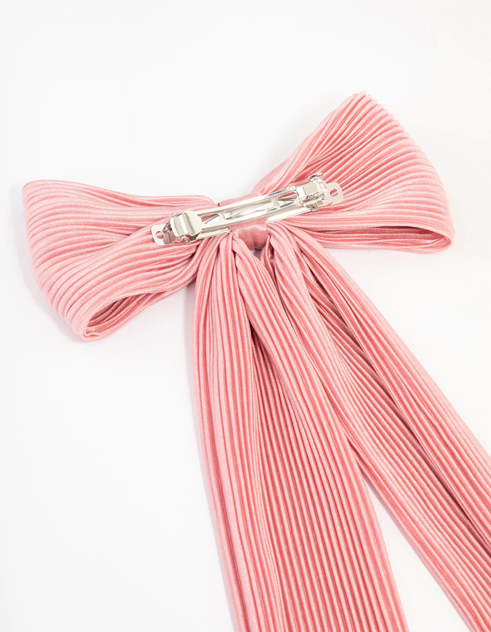 2854-classic-fabric-plisse-bow-clip-3.webp Classic Fabric Plisse Bow Clip